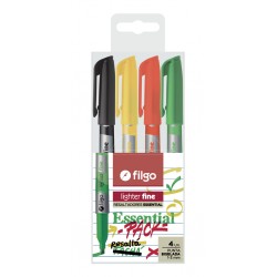 PACK RESALTADORES ESSENTIAL FILGO FINE X4