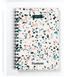 CUADERNO TRIUNFANTE T/DURA A4 80HJ RAYADO PETTERNS