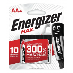 PILAS AA ENERGIZER MAX  X4