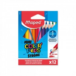LAPICES COLOR PEPS X12 CORTOS STRONG | MAPED