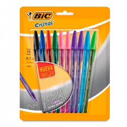 BOLIGRAFO BIC ULTRA CRISTAL X10