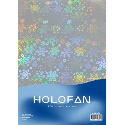 PAPEL AUTOADHESIVO ART JET HOLOFAN COPOS DE NIEVE