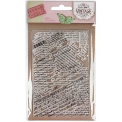 SELLO SILICONADO IBI CRAFT CRISTAL VINTAGE FRASES