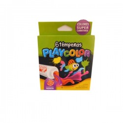 TEMPERA PLAYCOLOR X 6U