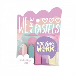 BANDERITAS MOOVING PASTEL X 125 HOJAS