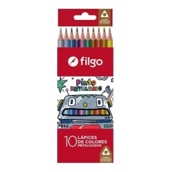 LAPICES COLOR METALIZDO X10 FILGO